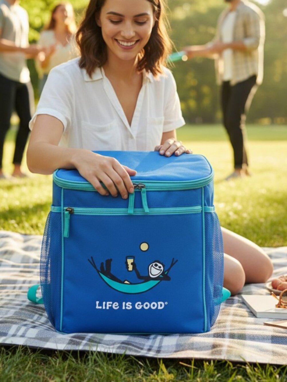 Life is Good Jake Hammock 30-Can Backpack Cooler
